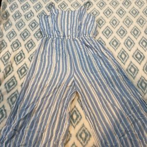 striped justice romper